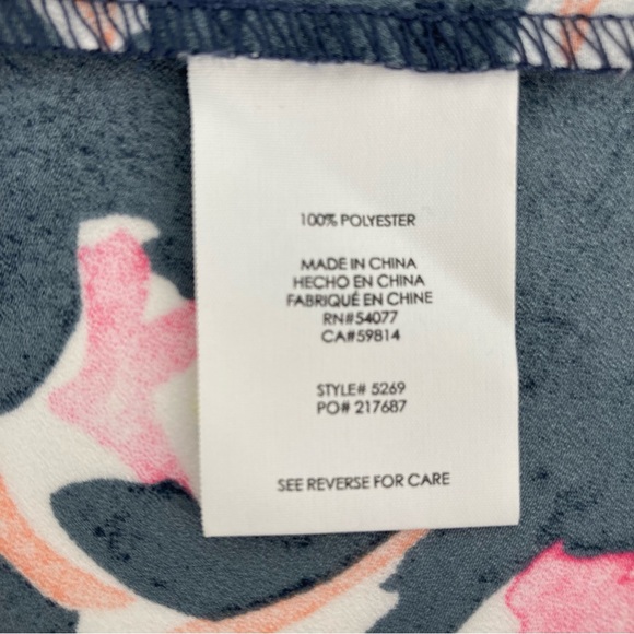 CAbi Aurora Maxi Length Dress Halter Smocked Adjustable Straps Pockets Print 6 - Picture 10 of 13